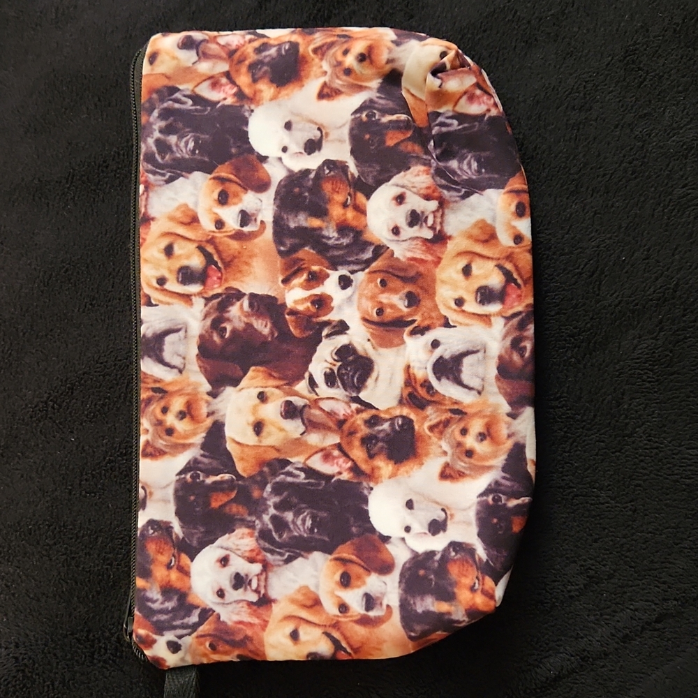 NEW- Cosmetic Bag, Storage Bag-Variety of Dogs (4)